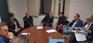 Il comandante Arvonio, il Segretario Generale Dovetto e l'assessore Volino