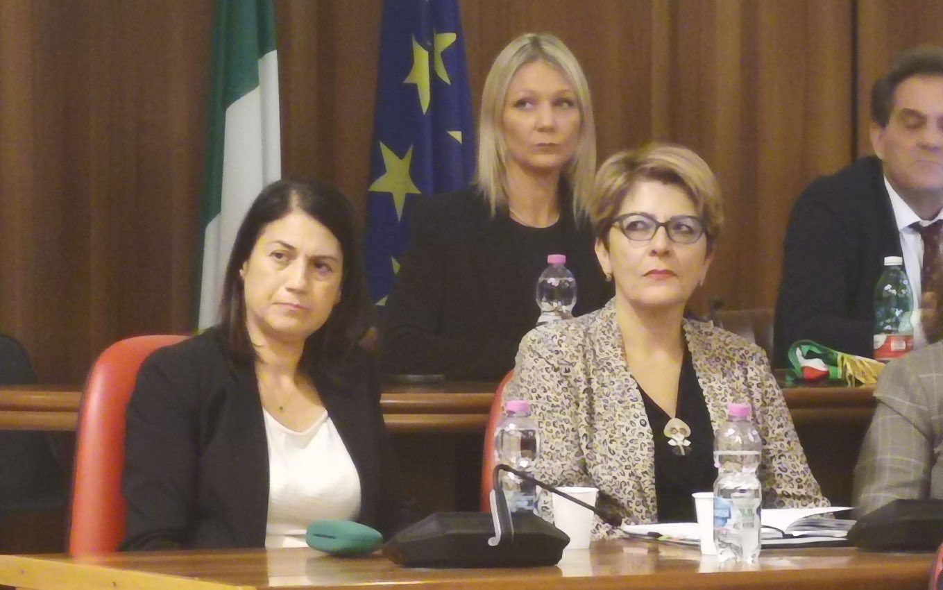 Da sinistra: Marianna Mazza, Laura Nargi e Lucia Forino