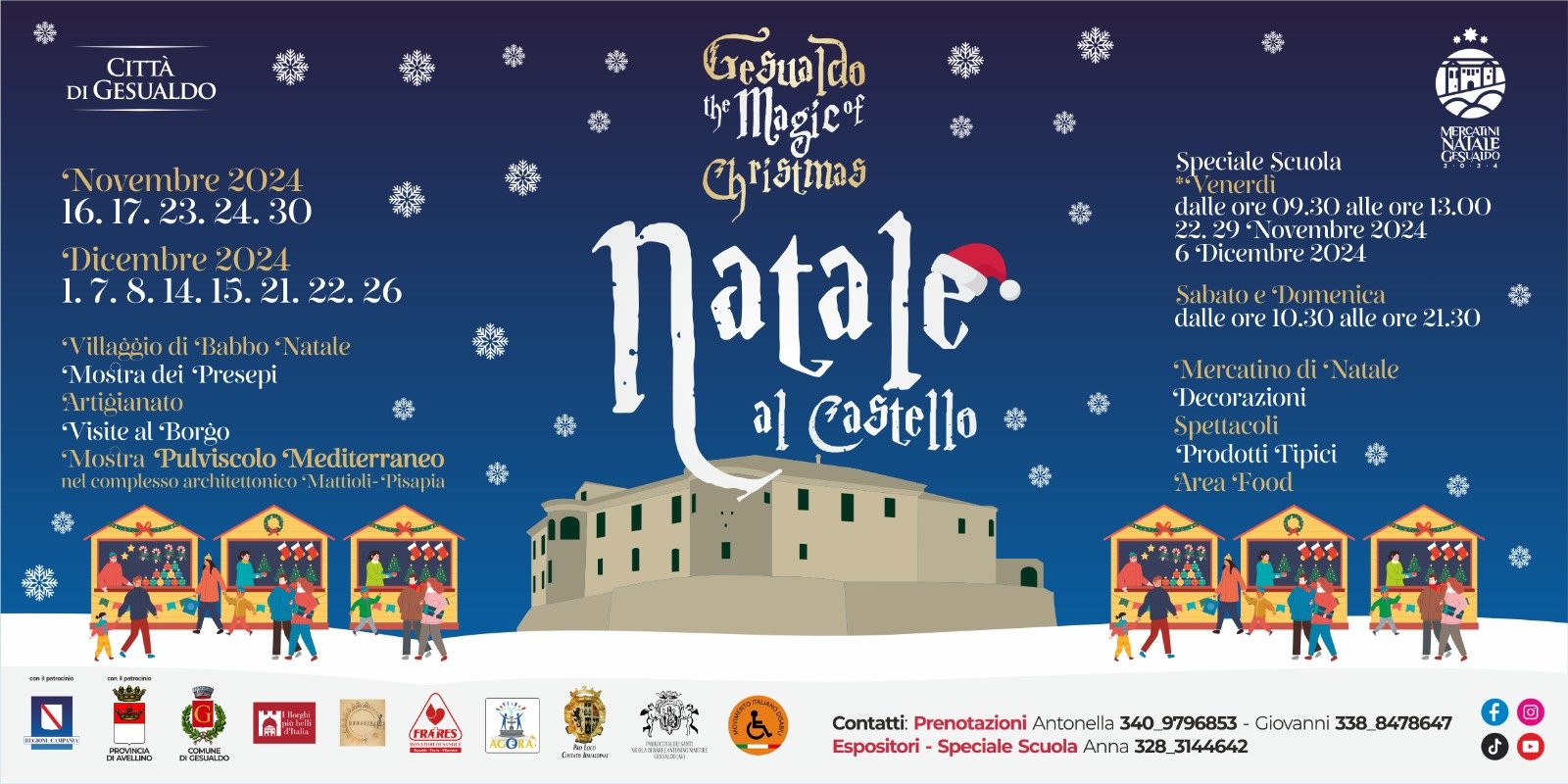 Natale 'inclusivo' al Castello di Gesualdo