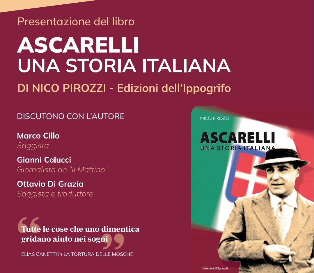 Ascarelli, una storia italiana. Pirozzi racconta le vicende di una famiglia protagonista dell’universo dell’industria e del commercio