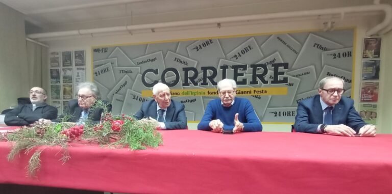 Brindisi di Natale nella redazione del Corriere dell'Irpinia