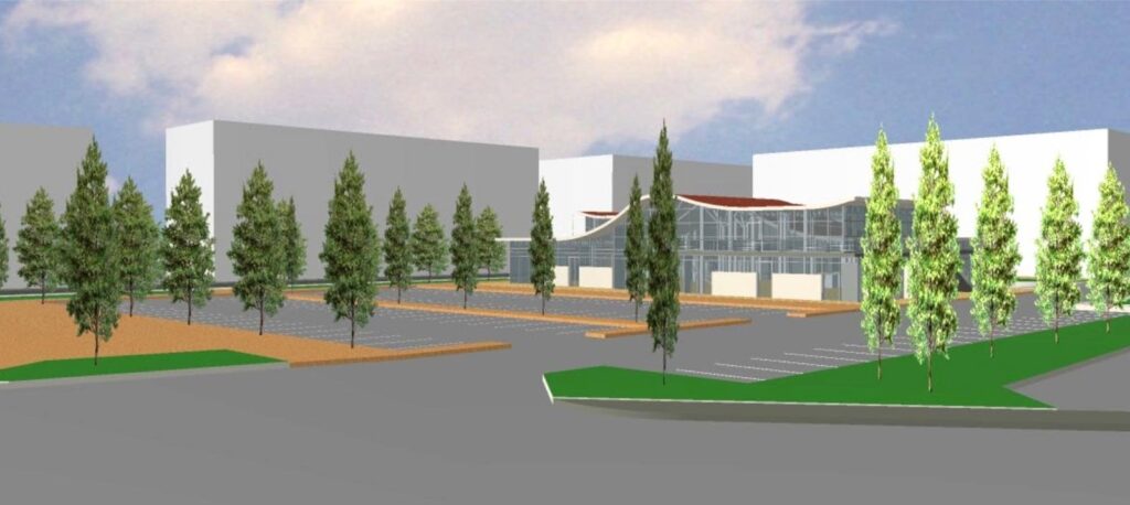 Piazza Kennedy, rendering mercato coperto centro multifunzionale