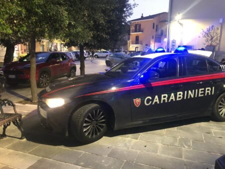 Carabinieri incidente Candida