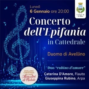 Concerto epifania Avellino, locandina