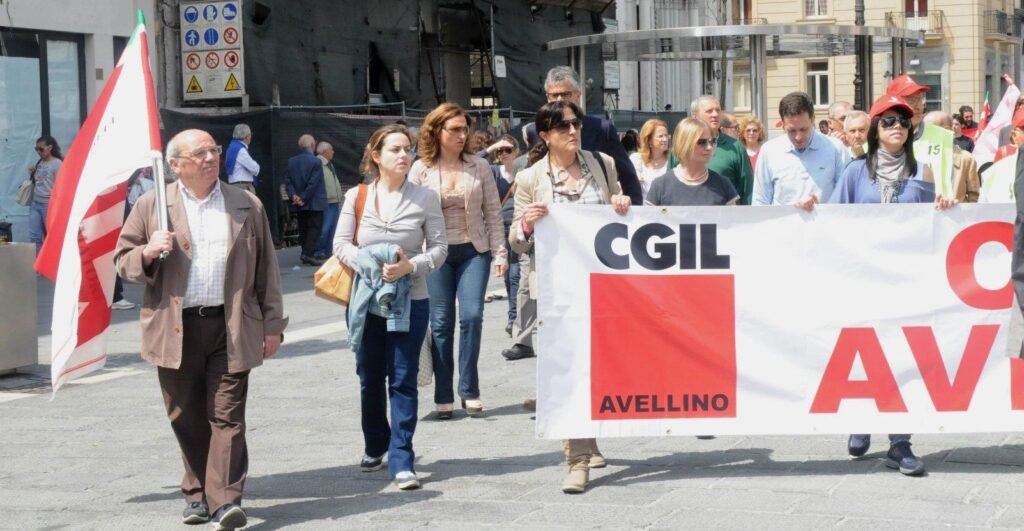 Fiorentino Lieto corteo Cgil