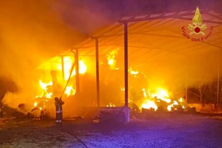 Incendio azienda agricola Bisaccia, Serro Pignataro