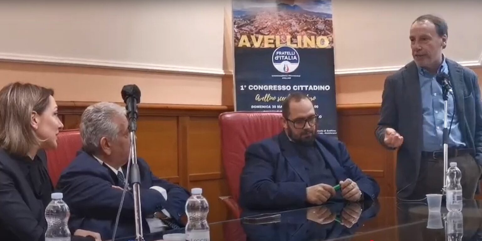 Ines Fruncillo e Antonio Gengaro al congresso cittadino di Fratelli d'Italia