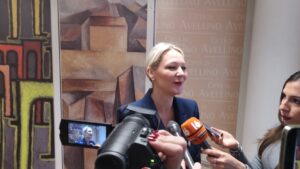 La sindaca di Avellino Laura Nargi