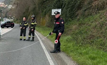 Incidente Ofantina carabinieri e vigili del fuoco