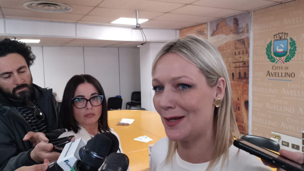 Laura Nargi in conferenza stampa