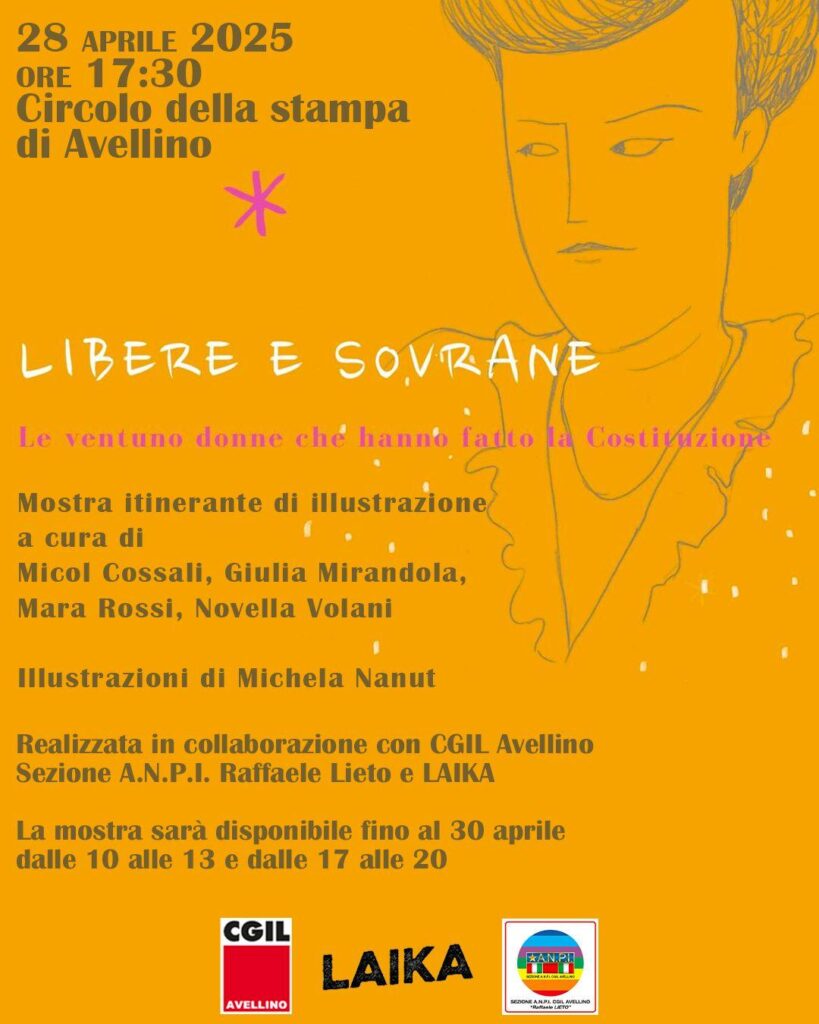 cgil mostra libere e sovrane locandina
