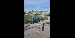Maxischermo allo stadio Partenio