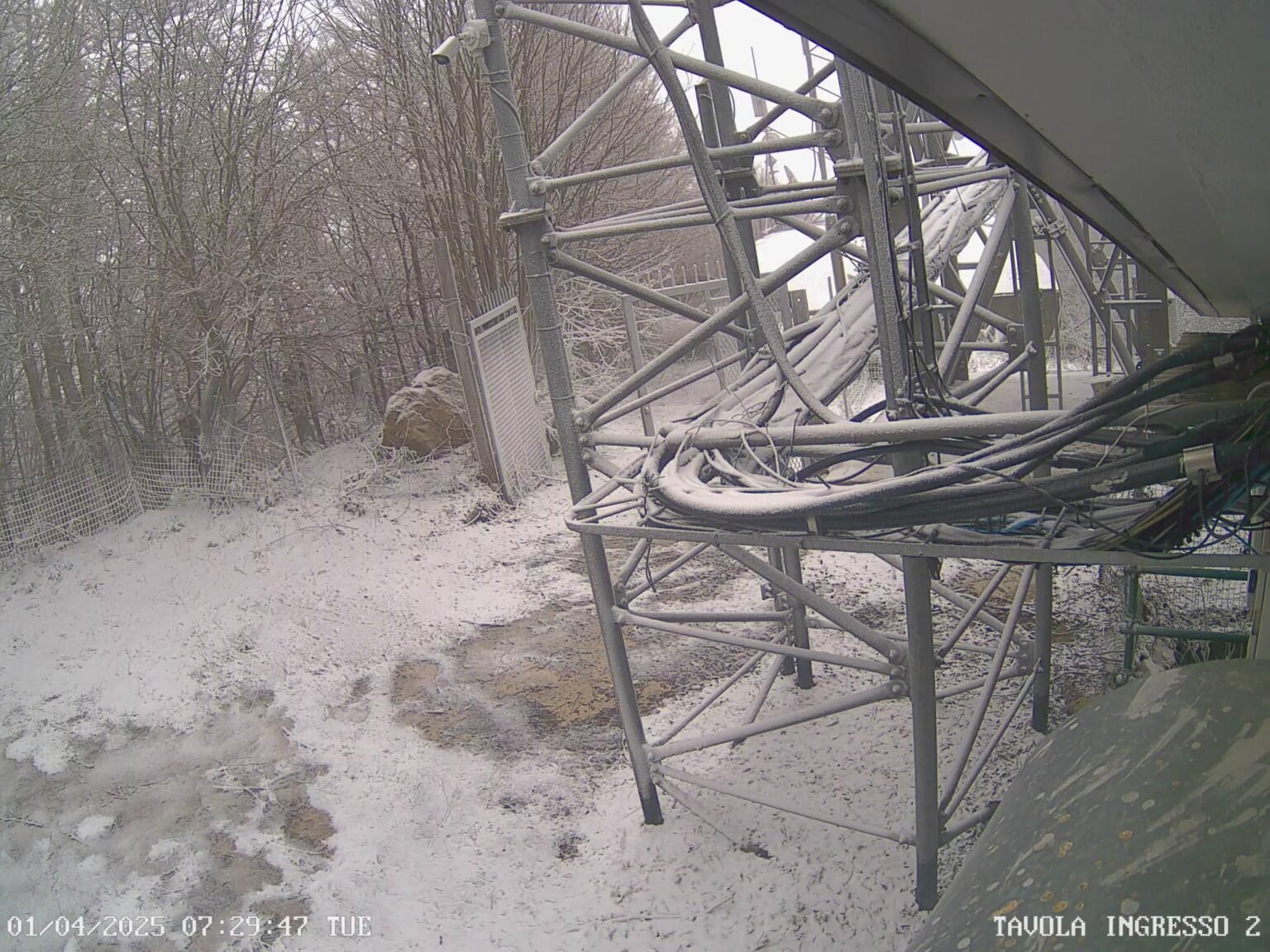 Neve sul Partenio, Osservatorio di Montevergine