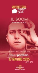 ZiaLidia Social Club, si proietta “Il boom” di De Sica