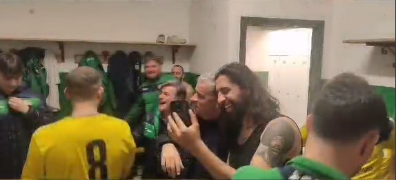 Asd Virtus Montefalcione, festa negli spogliatoi