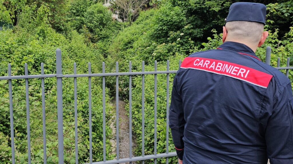 Carabinieri torrente Via Cappuccio, Avellino