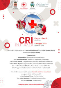 Croce Rossa, locandina evento in Piazza Libertà