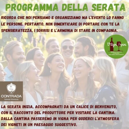 Evento vino a Candida, locandina