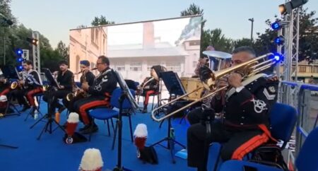 Fanfara Carabinieri a rione San Tommaso con orchestra del Cimarosa
