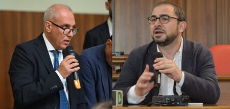 Giordano Nicola (Pd) e Giancarlo (SI)