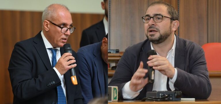Giordano Nicola (Pd) e Giancarlo (SI)