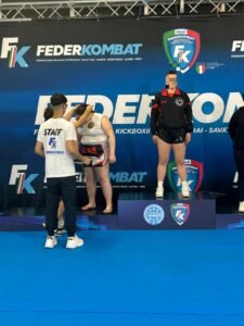 Oxangela Lepore vicecampionessa ai campionati nazionali di kickboxing