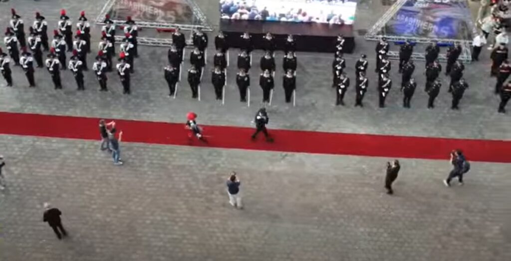Carabinieri Avellino, 211esima festa, a rione Mazzini