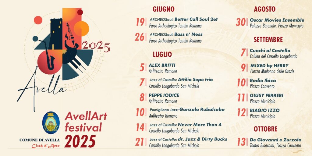 Avella Art Festival cartellone eventi