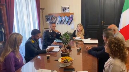 Prefetto Riflesso vertice con il sindaco di Grottaminarda