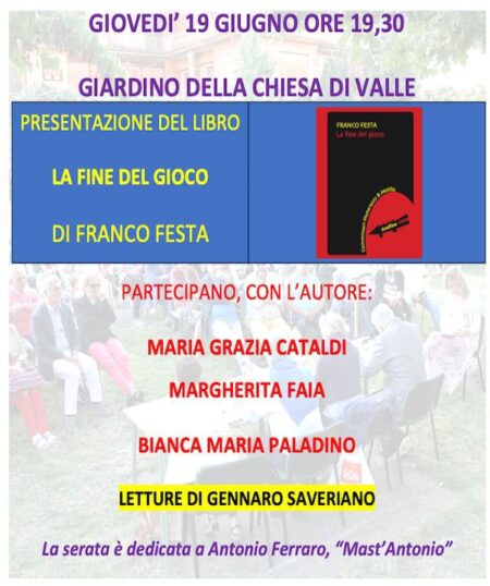 Valle, libro Franco Festa, Avellino