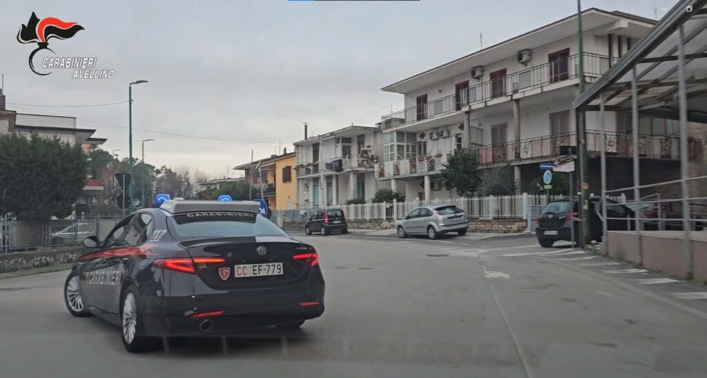 Carabinieri a Baiano pattugliamento