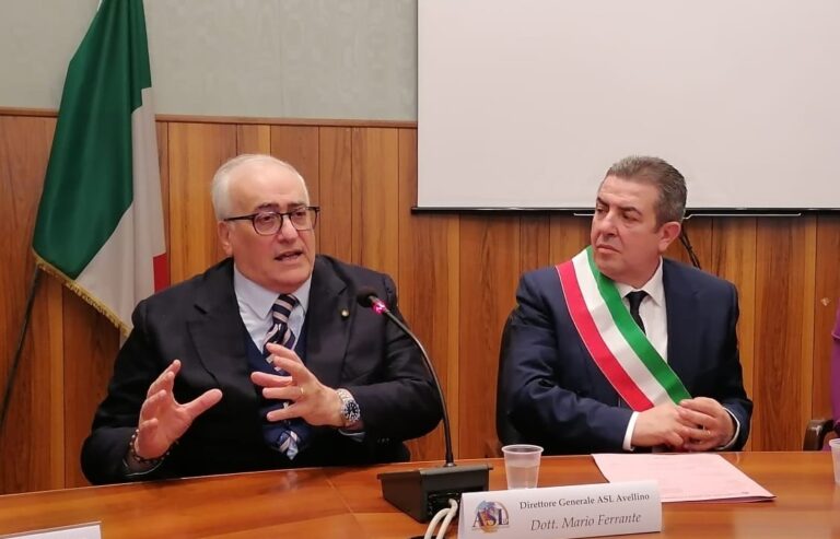 Mario Ferrante, Asl, e Marcantonio Spera sindaco di Grottaminarda