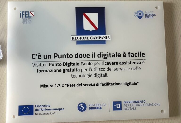 Grottaminarda Punto digitale targa