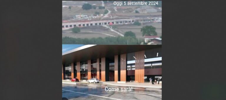 Stazione Hirpinia prima e dopo