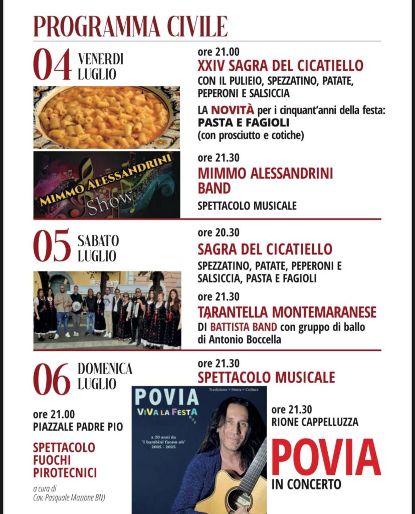 festa della cappelluzza locandina