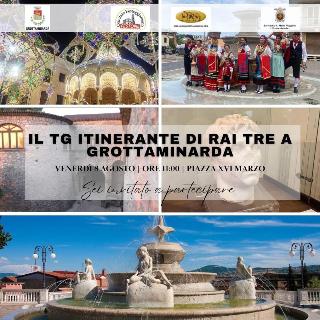 Grottaminarda tg itinerante Raitre locandina