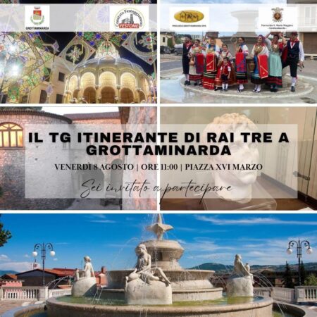 Grottaminarda tg itinerante Raitre locandina