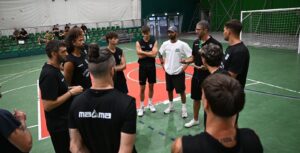 Scandone Avellino Basket al Campo Coni allenamento
