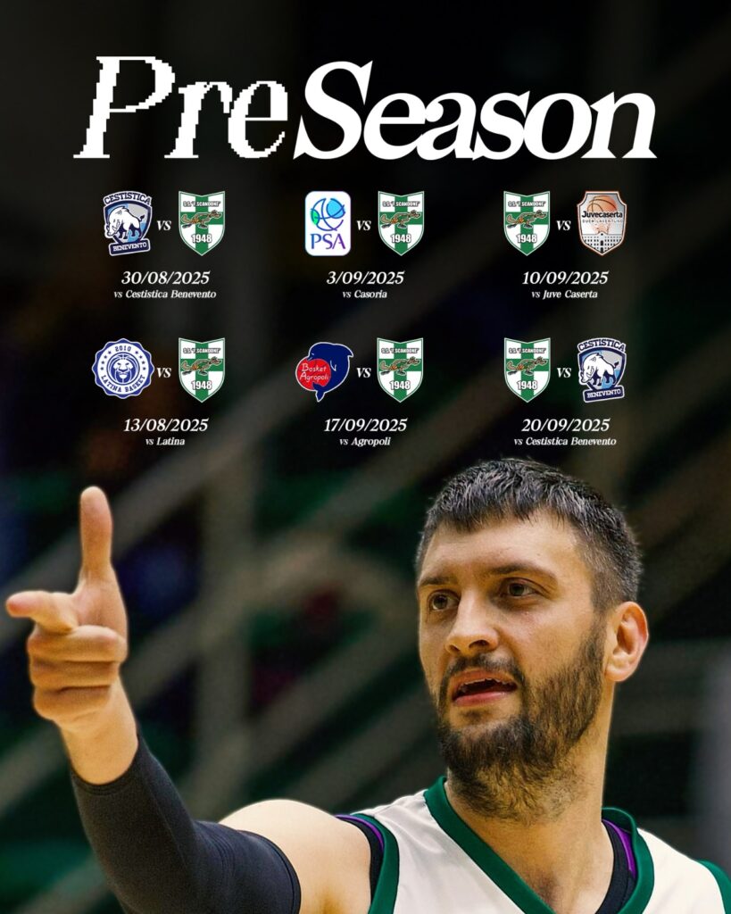 Scandone locandina PRE SEASON 2025