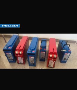 Batterie rubate dal ripetitore Wind