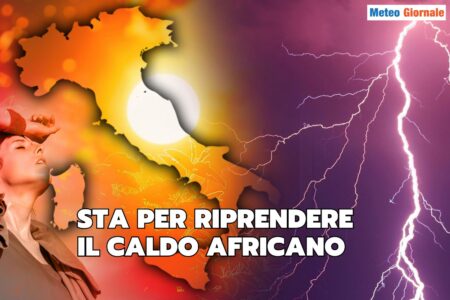 meteo caldo africano