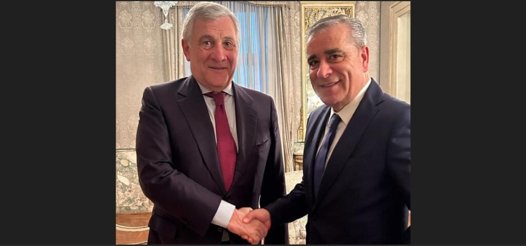 Antonio Tajani e Angelo Antonio D'Agostino