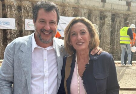 Daniela Nugnes con Salvini