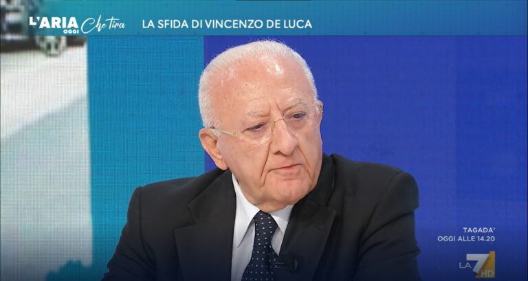 De Luca a La7