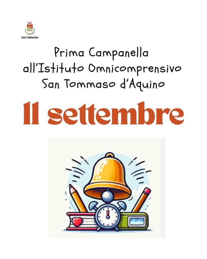 A Grottaminarda la campanella suona l’11 settembre Grillo delegata all’Istruzione”A fine mese scuola media ristrutturata”