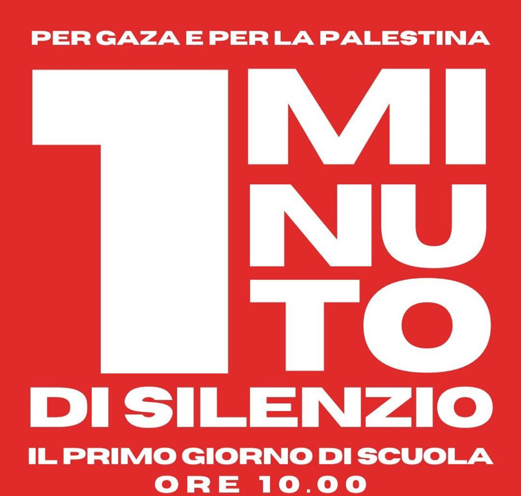 Ritorno tra i banchi, un minuto di silenzio per ricordare gli studenti e le studentesse di Gaza che non potranno tornare in classe