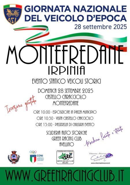 Montefredane auto storiche locandina