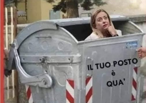 ariano fotomontaggio meloni di un consigliere m5s