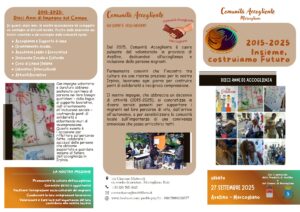 comunità accogliente locandina 1