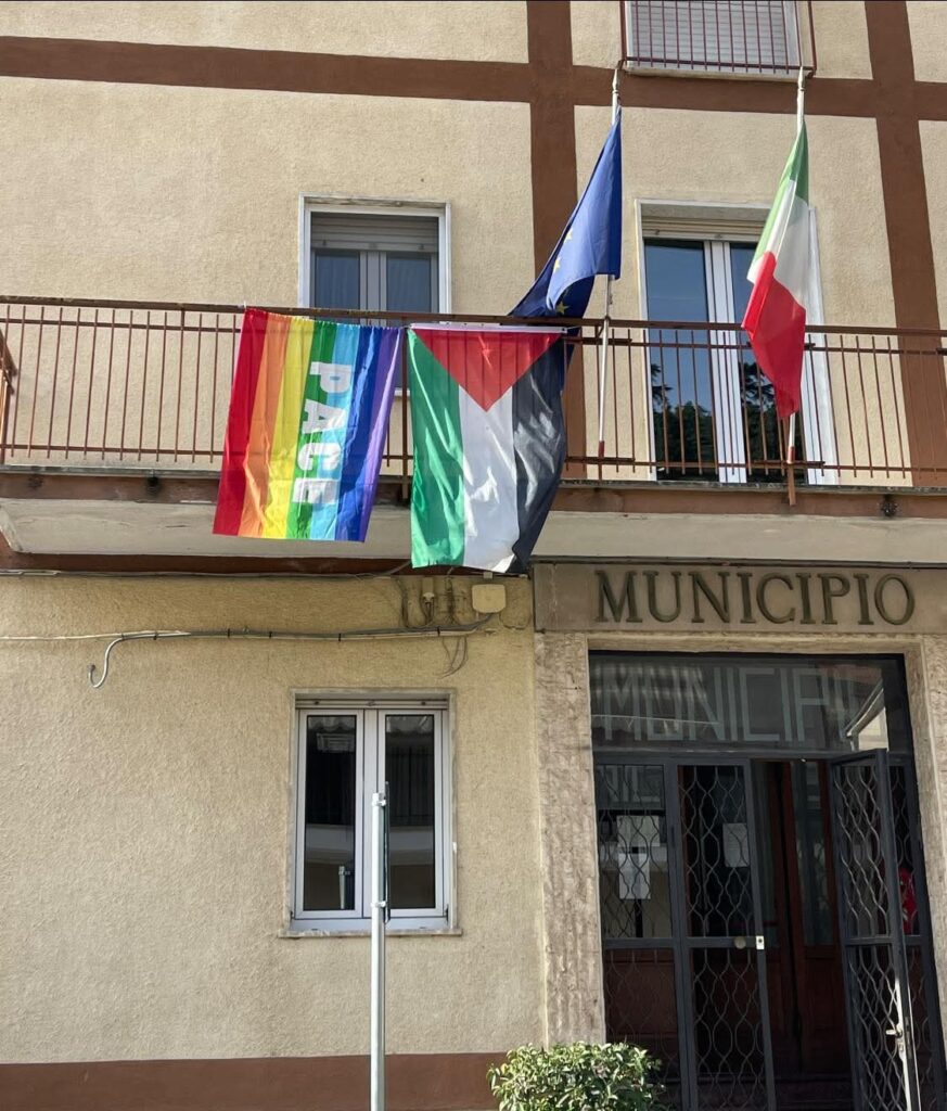 san nicola baronia bandiera palestina